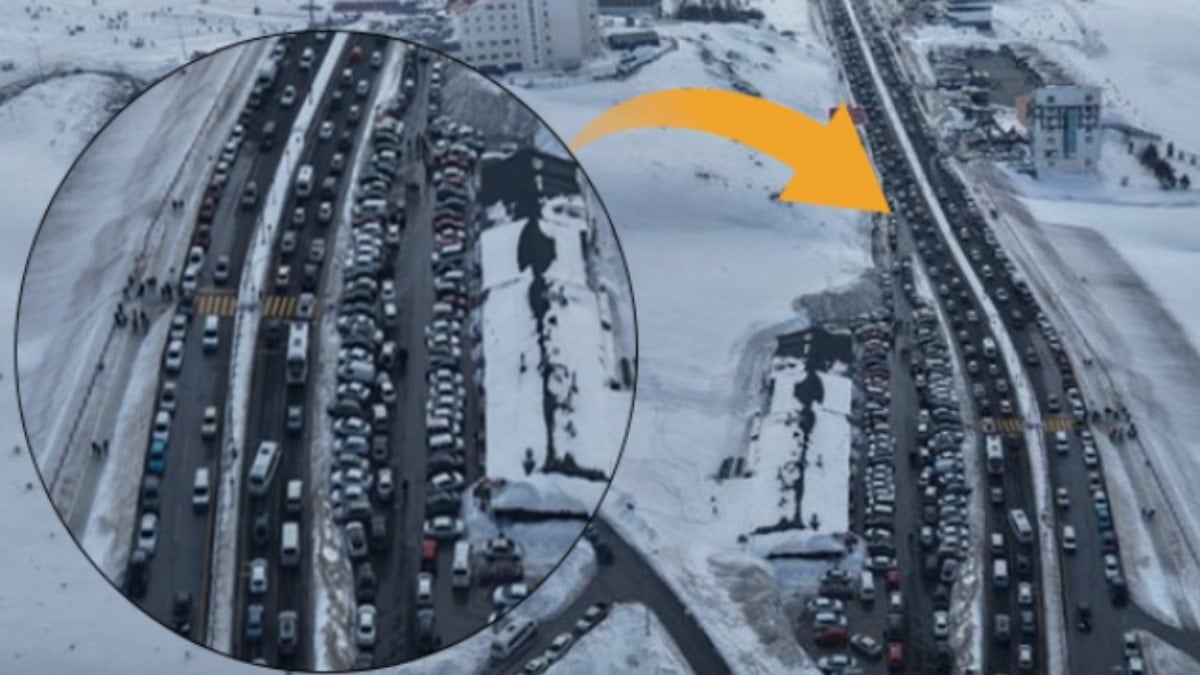 Tatilden dönüş çilesi: Bu fotoğraf bugün çekildi