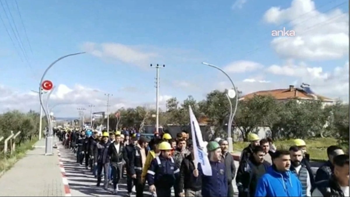 Polyak maden işçilerinden 16 kilometrelik direniş yürüyüşü