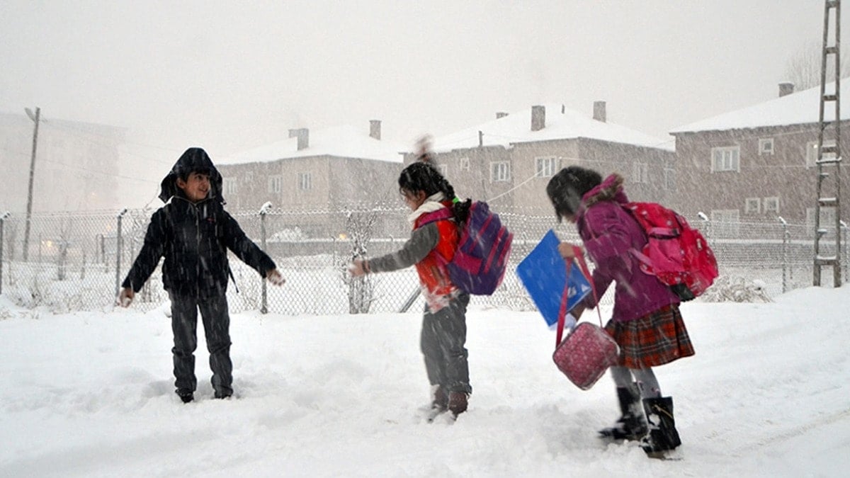Erzurum'un 5 ilçesinde eğitime kar engeli