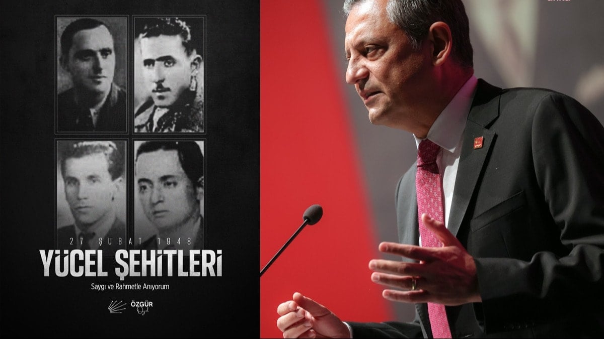 CHP lideri Özel 'Yücelciler Teşkilatını' andı