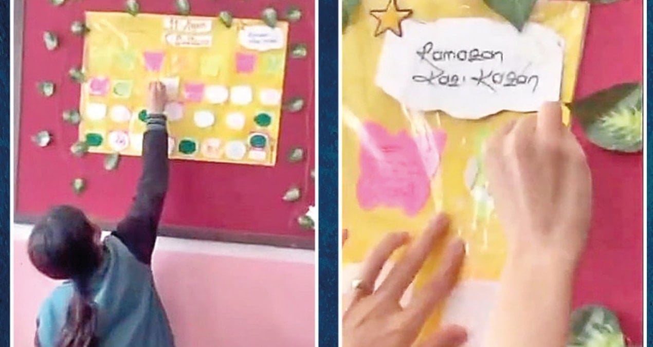 Ramazan’da okulda çocuklara kazı kazan