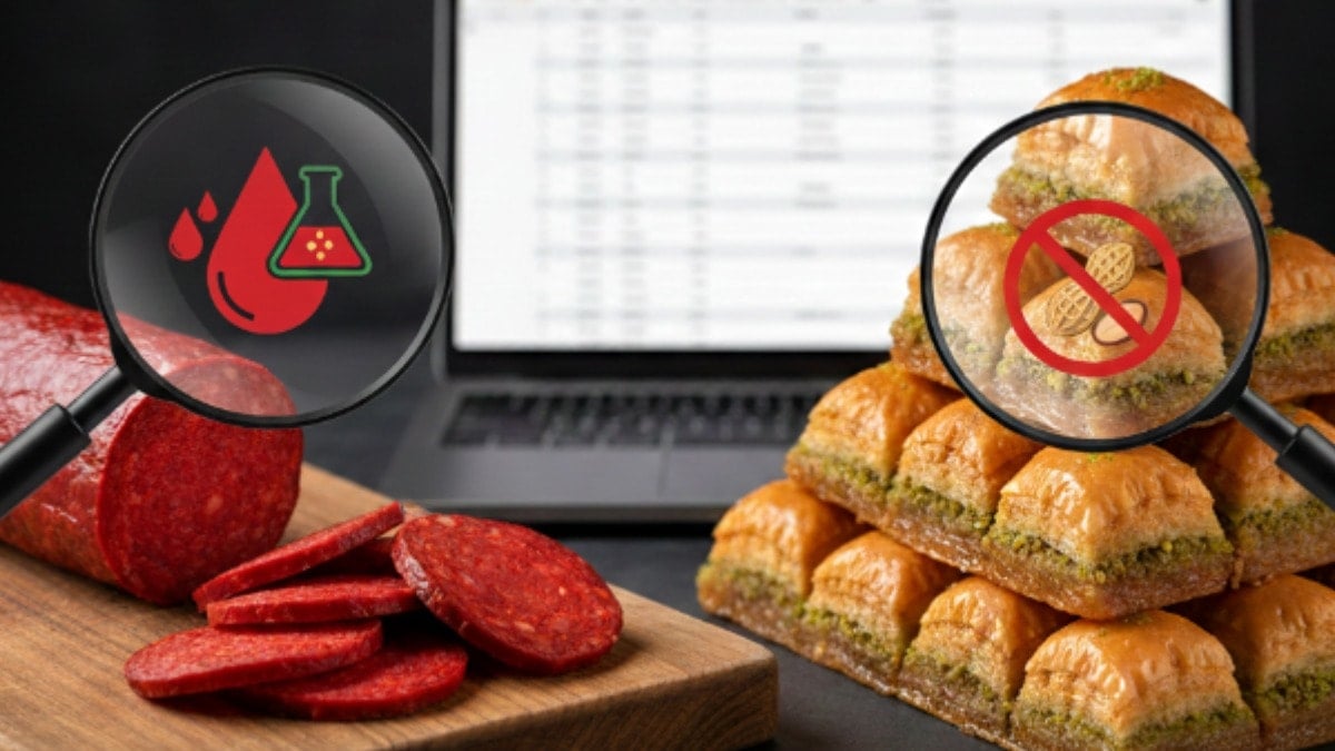 Hileli gıdalar listesi kabardı: Dana sucukta boya, baklavada fıstık hilesi