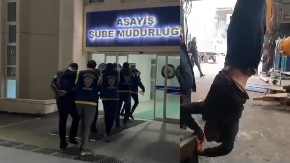 Zihinsel engelli vatandaşı vince bağlayarak işkence yapan 4 şüpheli yakalandı