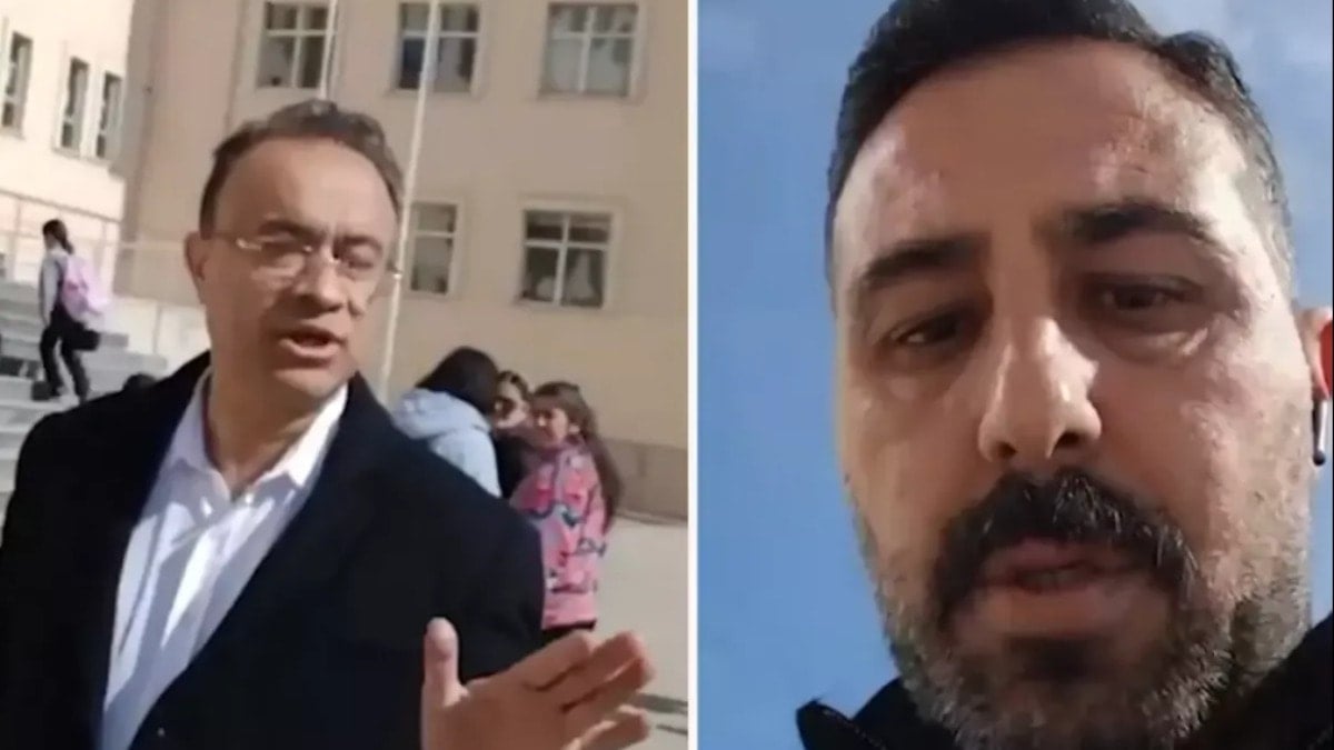 Teneffüs zilini eleştiren veli gözaltına alındı