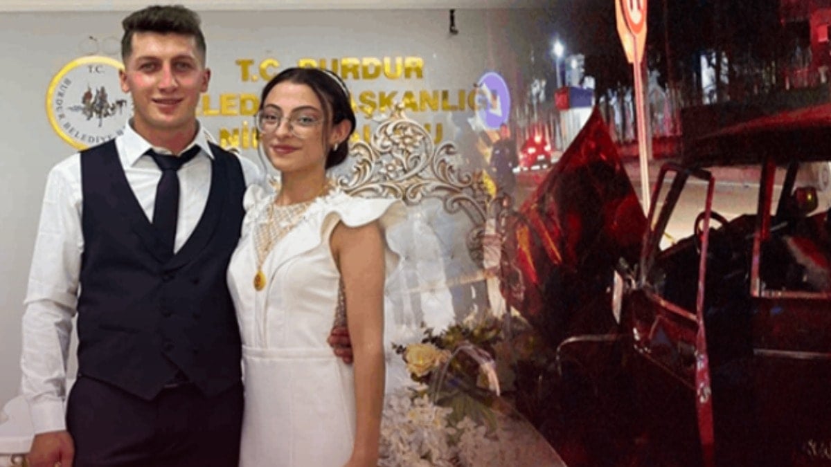 6 ay önce evlenen genç çifti kaza ayırdı!