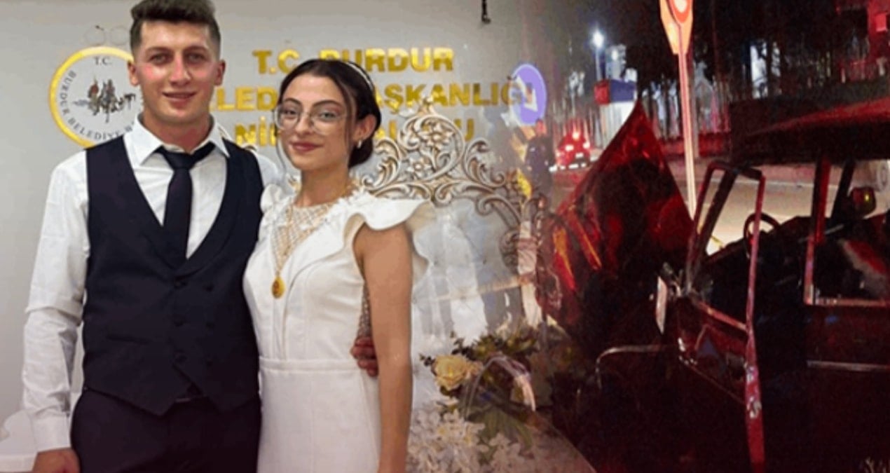 6 ay önce evlenen genç çifti kaza ayırdı!
