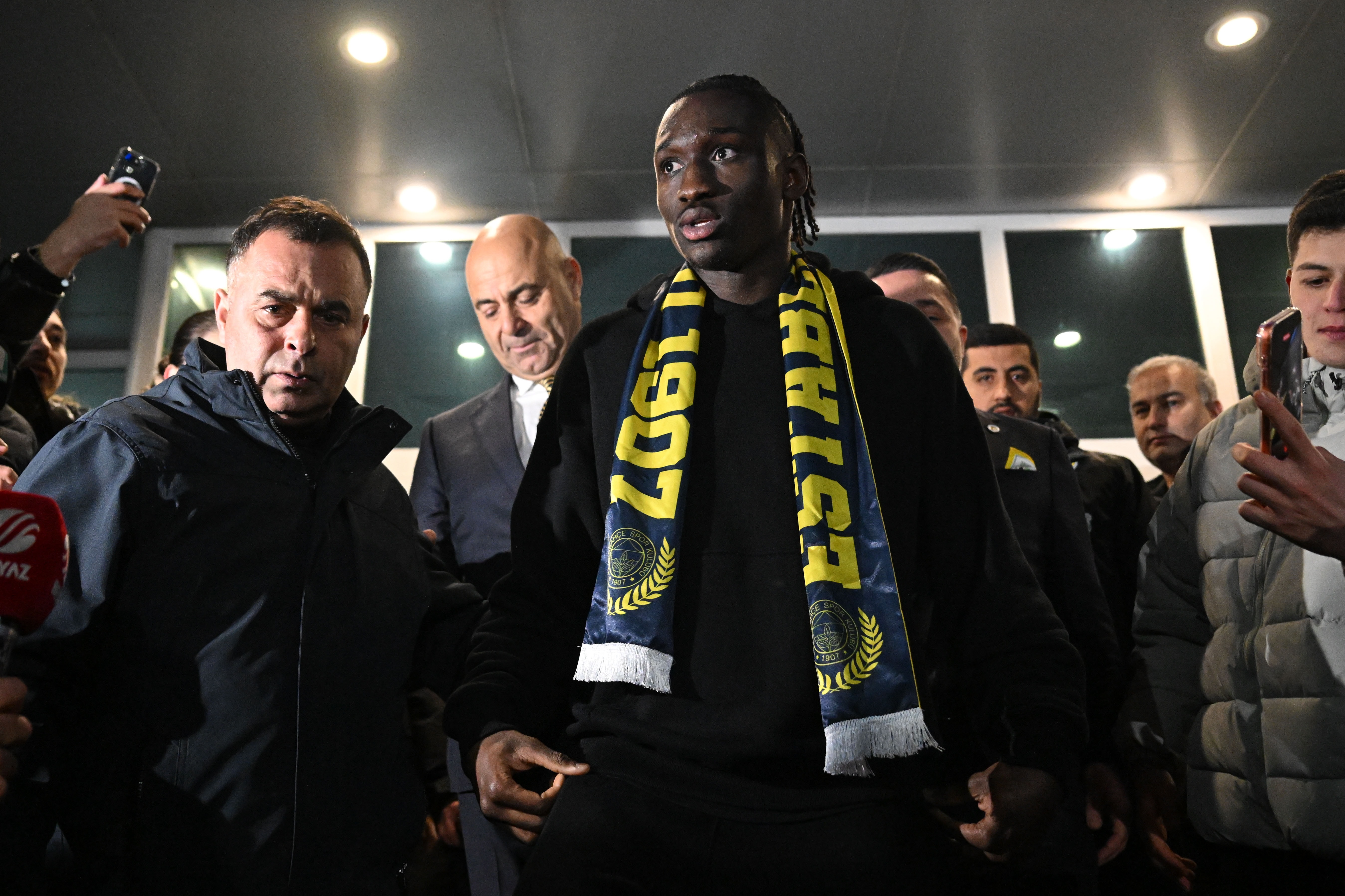 Fenerbahçe'nin yeni golcüsü İstanbul'da