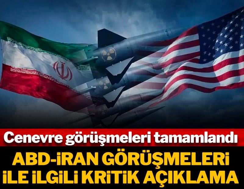 ABD tarafından İran görüşmeleri ile ilgili kritik açıklama geldi