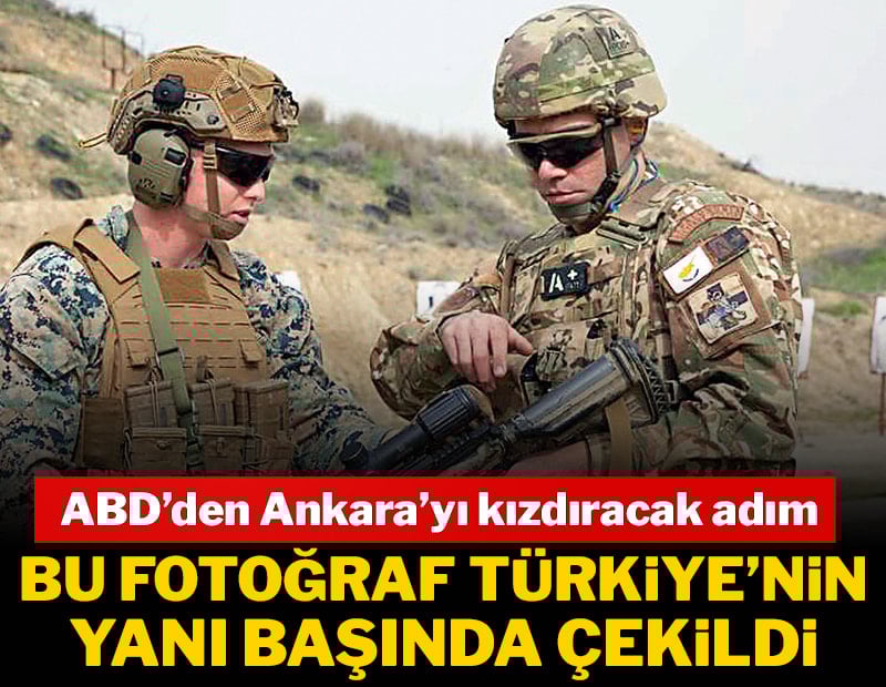 ABD teröristleri bıraktı Rum askerini eğitiyor