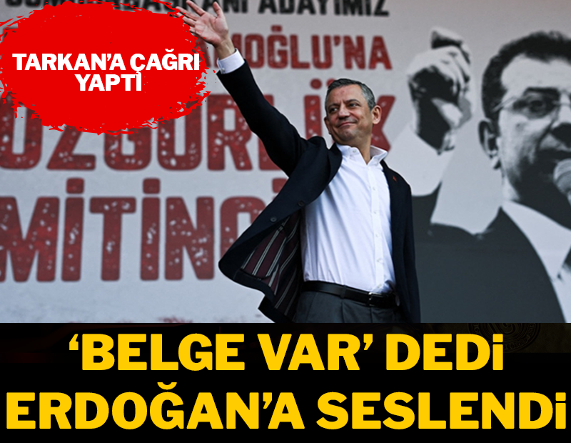 CHP lideri Özgür Özel Erdoğan'a seslendi... 