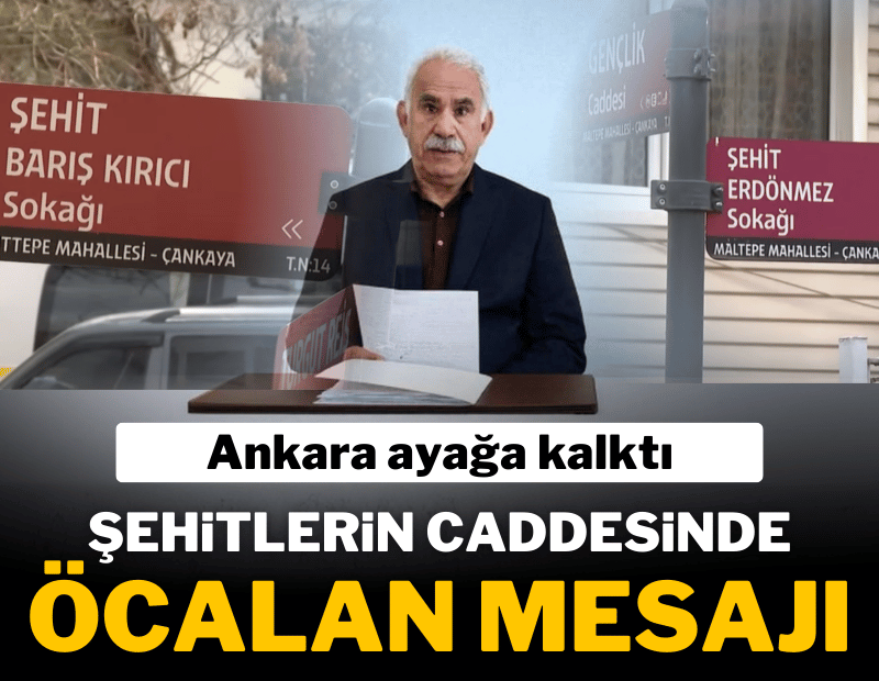 Öcalan'ın mesajı şehitlerin sokağında okundu; Ankara ayağa kalktı!