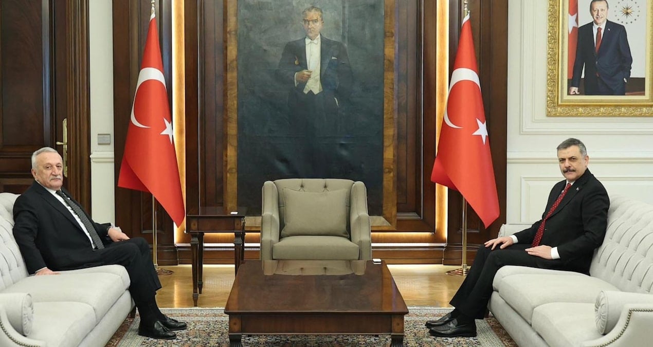 Mehmet Ağar yeni bakan Mustafa Çiftçi'yi ziyaret etti