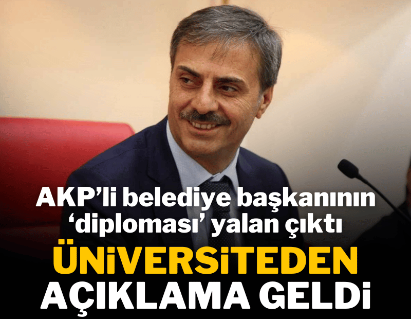 "Mezunuyum" dediği üniversite açıklama yaptı:  "Bizde o isimde bir kayıt yok"