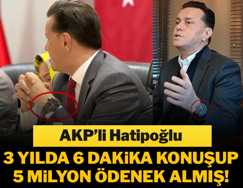 Vekilimin dakikası 855 bin lira  3 yılda sadece 6 dakika konuştu