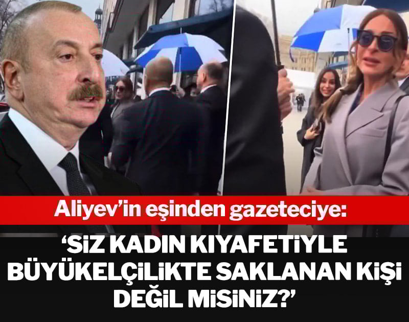 'Siz kadın kıyafetiyle büyükelçilikte saklanan kişi değil misiniz?'