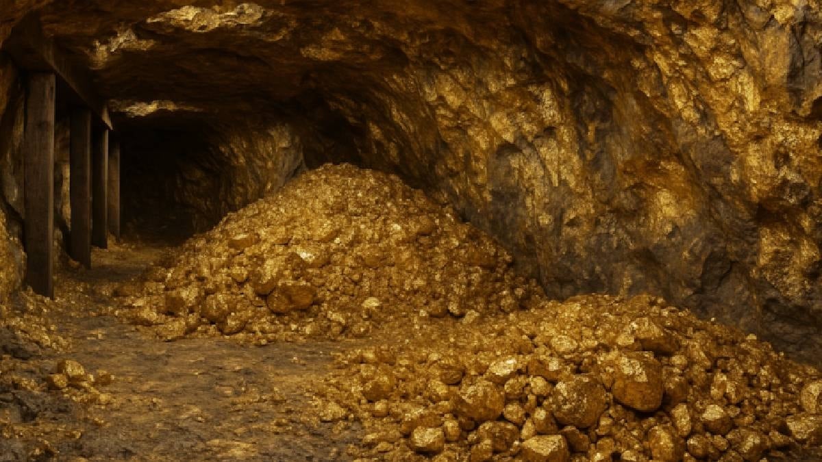 Tüm dünyaya yetecek altın rezervi bulundu: Yerin altından fışkırıyor