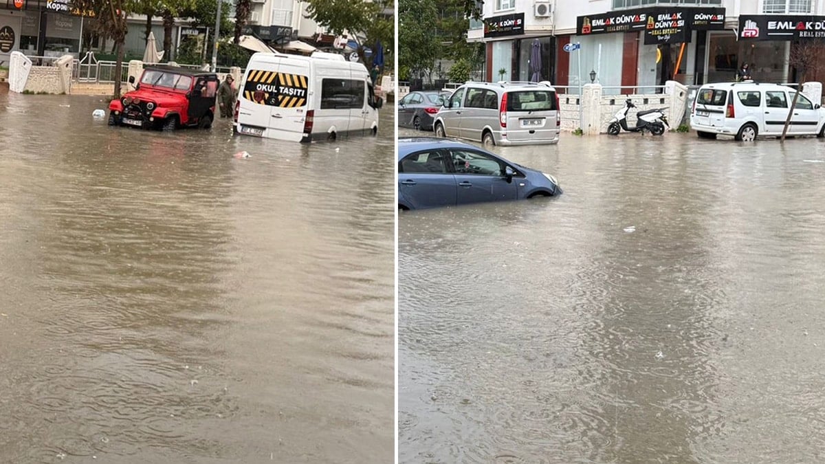 Bir büyükşehri sel esir aldı! Okullar tatildi
