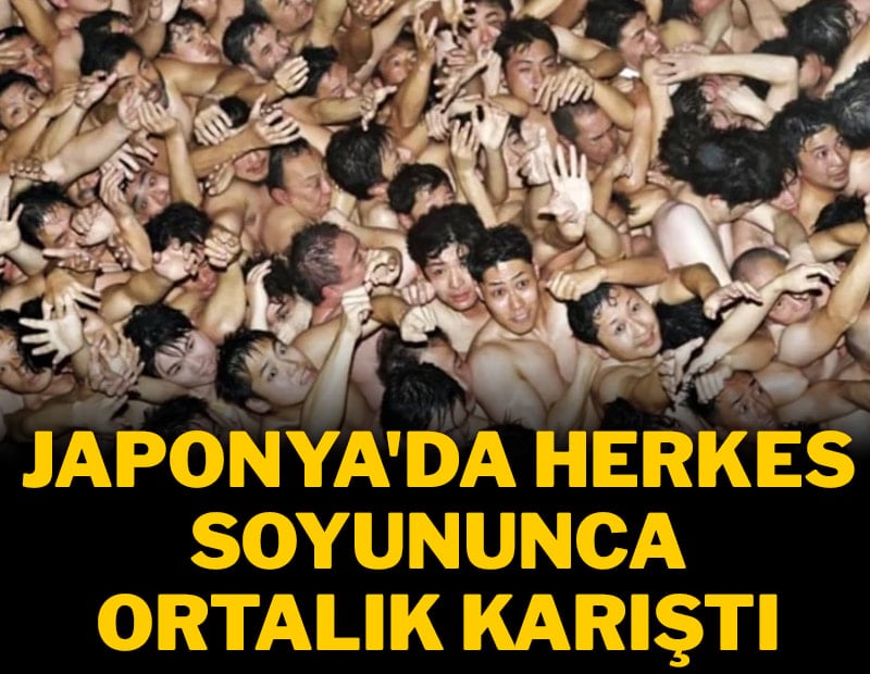 Japonya'da herkes soyununca ortalık karıştı: 3 yaralı