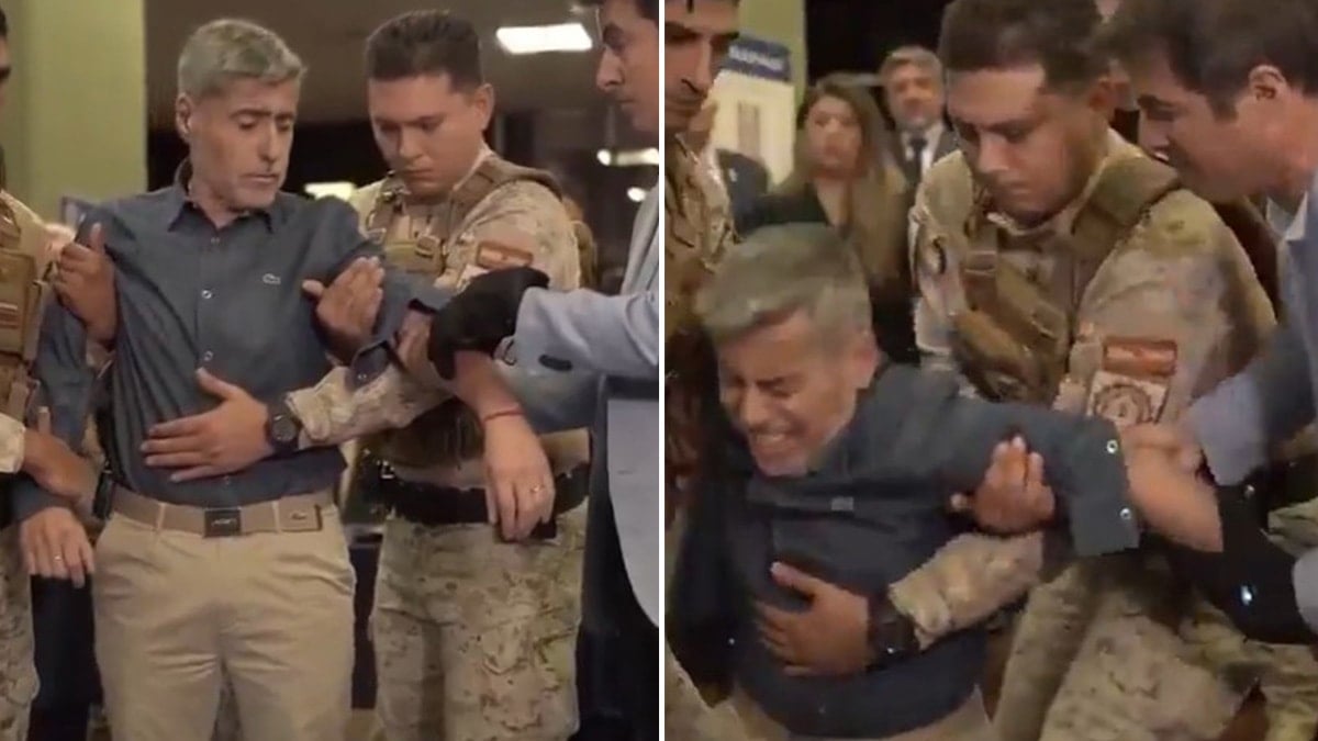 Bakana canlı yayında elektroşok verdiler