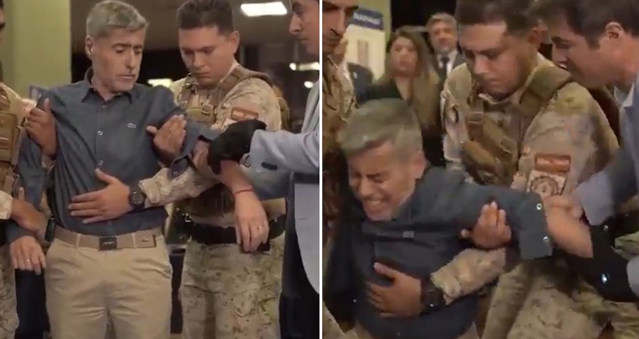 Bakana canlı yayında elektroşok verdiler