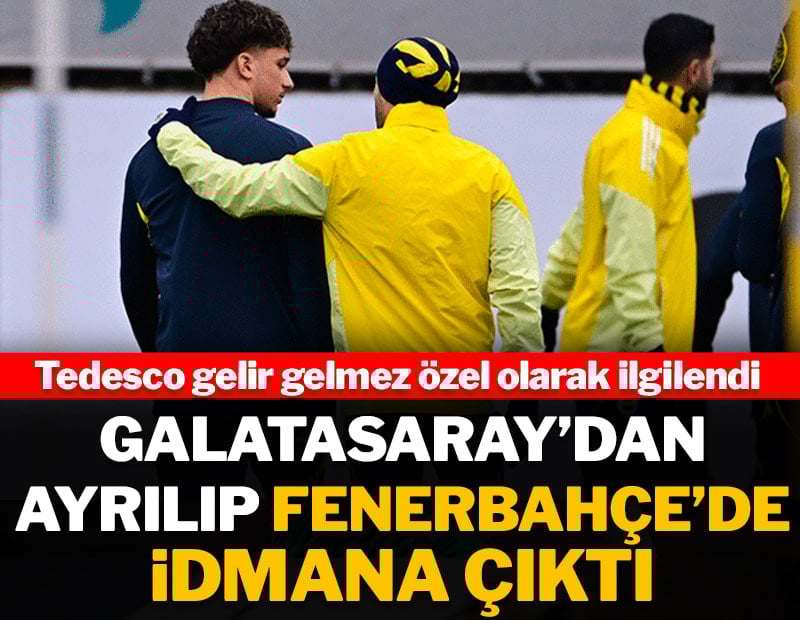 Galatasaray'dan ayrılan Çağrı Hakan Balta Fenerbahçe'de idmana çıktı