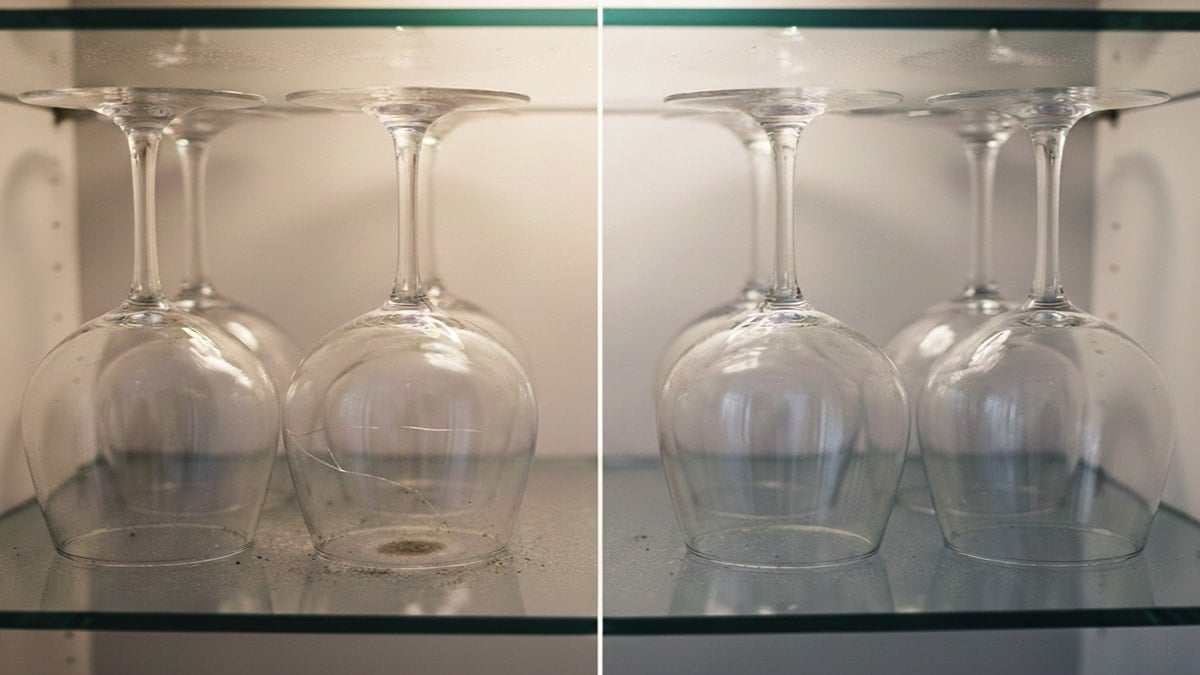 Cam bardakları işte bu yüzden dolaba ters koymamalısınız