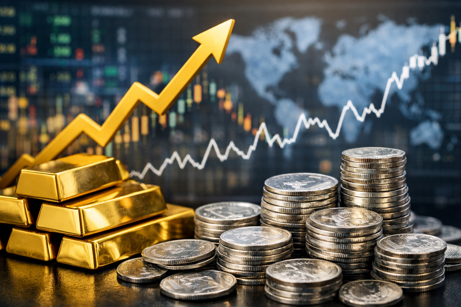 Gümüş dalgalanıyor, altın zirveye koşuyor: Dev banka yıl sonu tahminini açıkladı