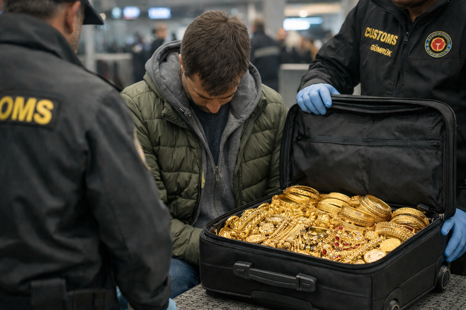 Şanlıurfa'dan Almanya'ya taşıdı! Düğün için aldığı altınlara gümrükte el konuldu