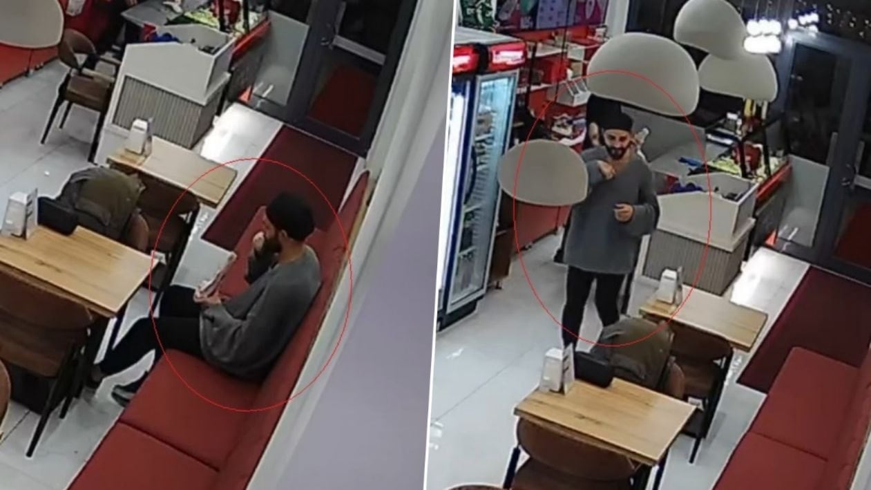 Çiğ köfte dükkanında para ödememek için dürüme kıl koydu