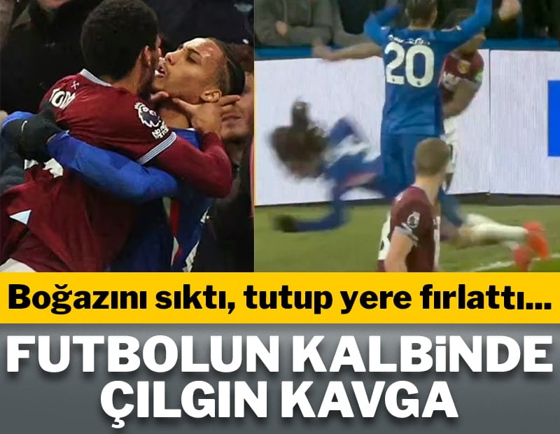 Futbolun kalbinde çılgın kavga! Tutup yere fırlattı, boğazını sıktı!