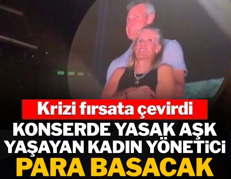 Krizi fırsata çevirdi: Konserde 'yasak aşk' yaşayan kadın para basacak