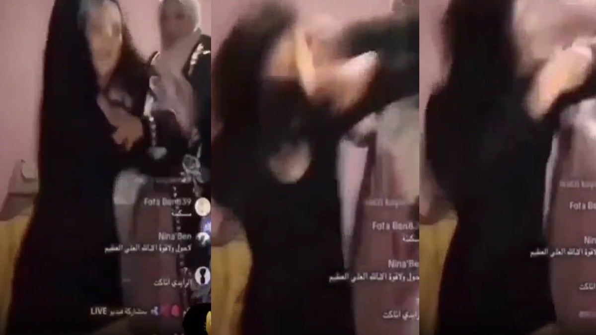 Canlı yayın açan kıza, annesi ve babasından dayak