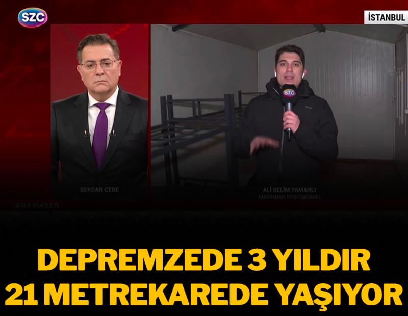 Depremzede 3 yıldır 21 metrekarede yaşıyor