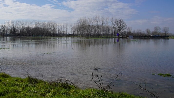 Edirne'de Meriç Nehri'nin debisi iki günde yaklaşık 3 katına çıktı