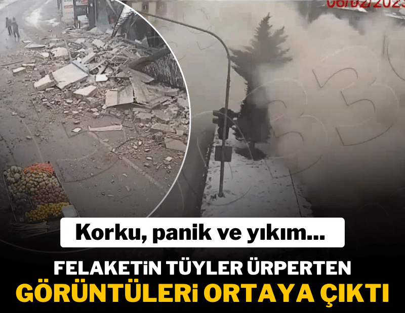 Türler ürperten görüntü! Korku, panik, yıkım