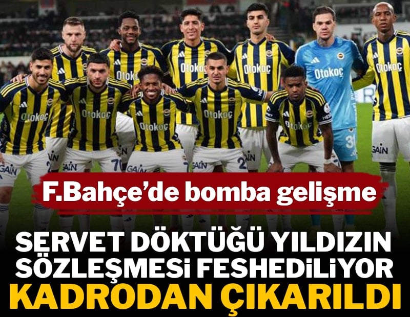 Fenerbahçe servet ödediği yıldızın sözleşmesini feshediyor!