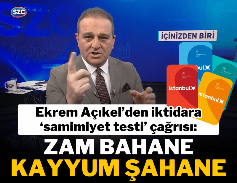 İstanbul'da ulaşıma zammı tartışma çıkardı: Ekrem Açıkel'den iktidara 'samimiyet testi' çağrısı