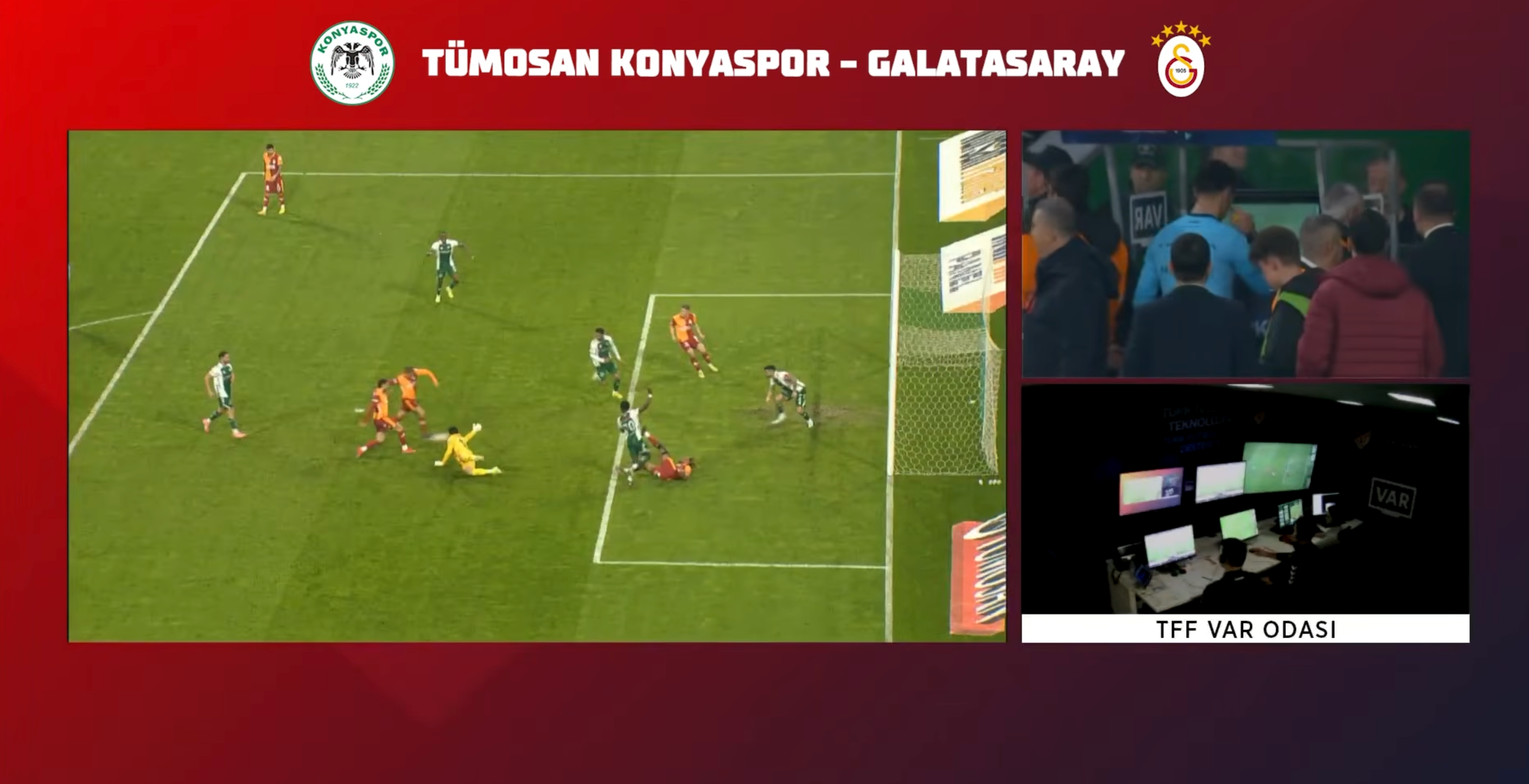 Konyaspor-Galatasaray maçının VAR kayıtları açıklandı