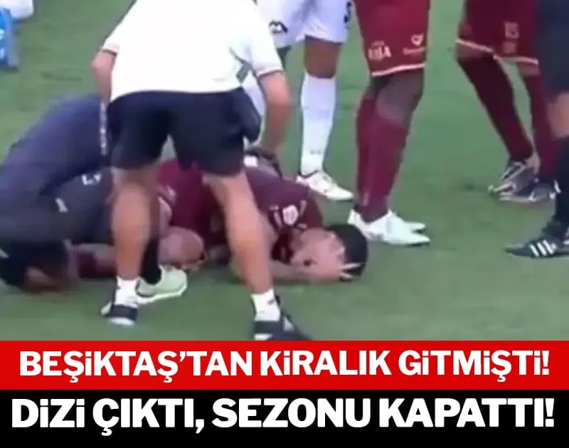 Beşiktaş'tan kiralık giden yıldızın dizi çıktı sezonu kapattı! Sahayı ağlayarak terk etti