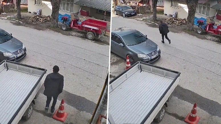 Eşini ve MHP'li başkanı öldürmüştü! Şok görüntüler ortaya çıktı