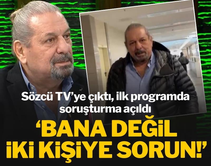 Erman Toroğlu: Bana değil iki kişiye sorun!