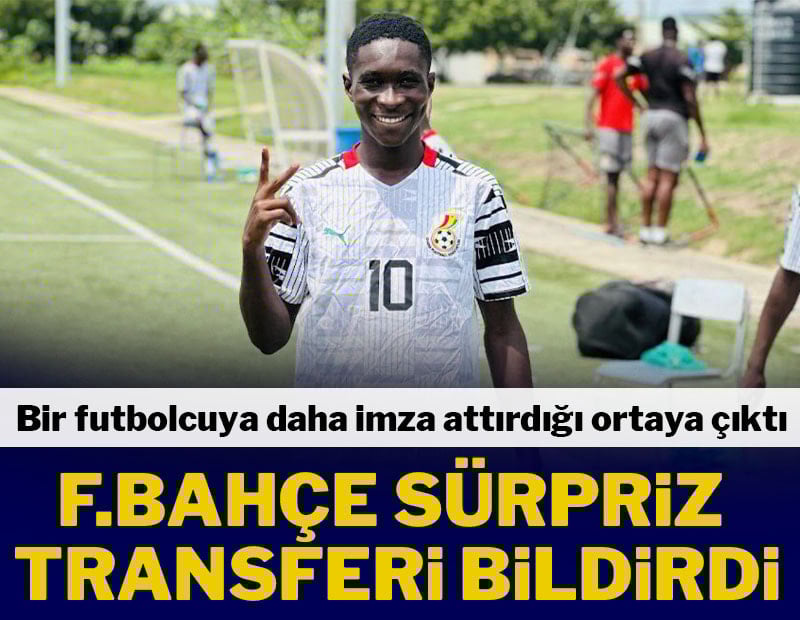 Fenerbahçe sürpriz transferi TFF'ye bildirdi! 