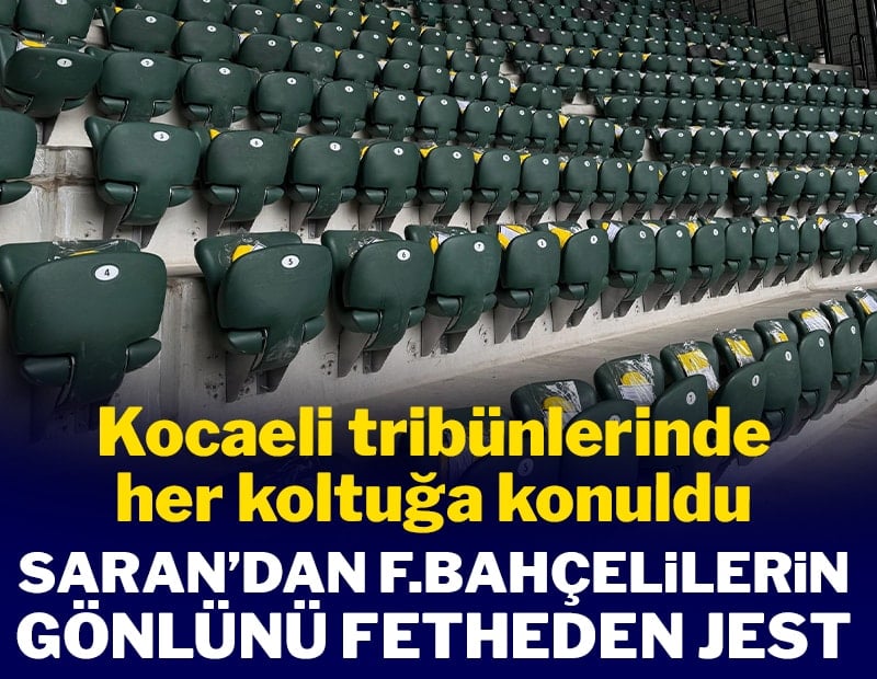 Sadettin Saran'dan taraftarına bir jest daha! Tek tek tribünlere bırakıldı