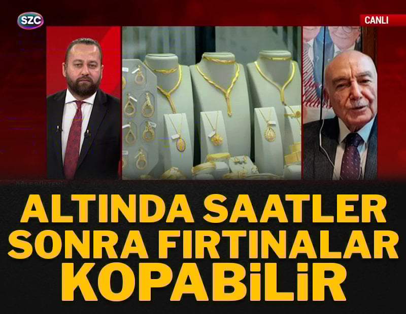 Altında saatler sonra fırtınalar kopabilir