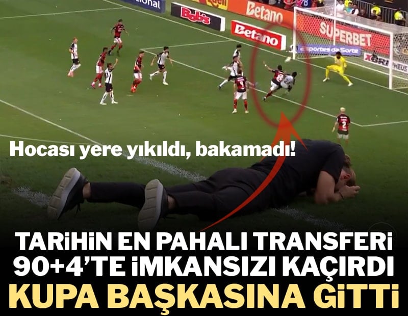 Tarihin en pahalı transferi 90+4'te imkansızı kaçırdı!