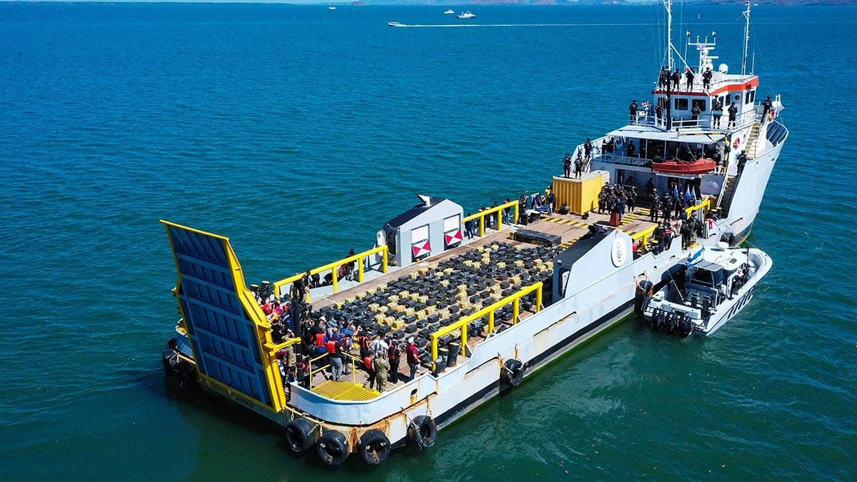 165 milyon dolarlık uyuşturucu yakalandı