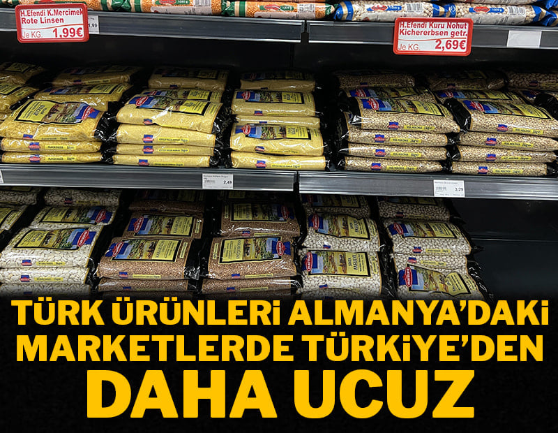Türk ürünleri Almanya'daki marketlerde Türkiye'den daha ucuz
