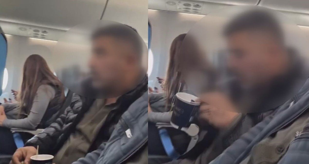 Uçaktaki bu görüntü sonrası kara listeye alındılar