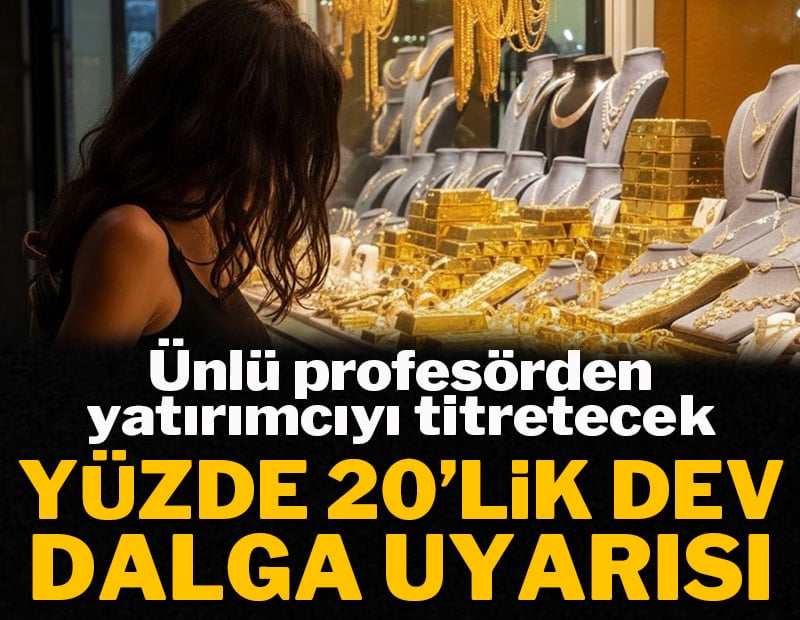 Ünlü profesörden yatırımcıyı titretecek yüzde 20'lik dev dalga uyarısı