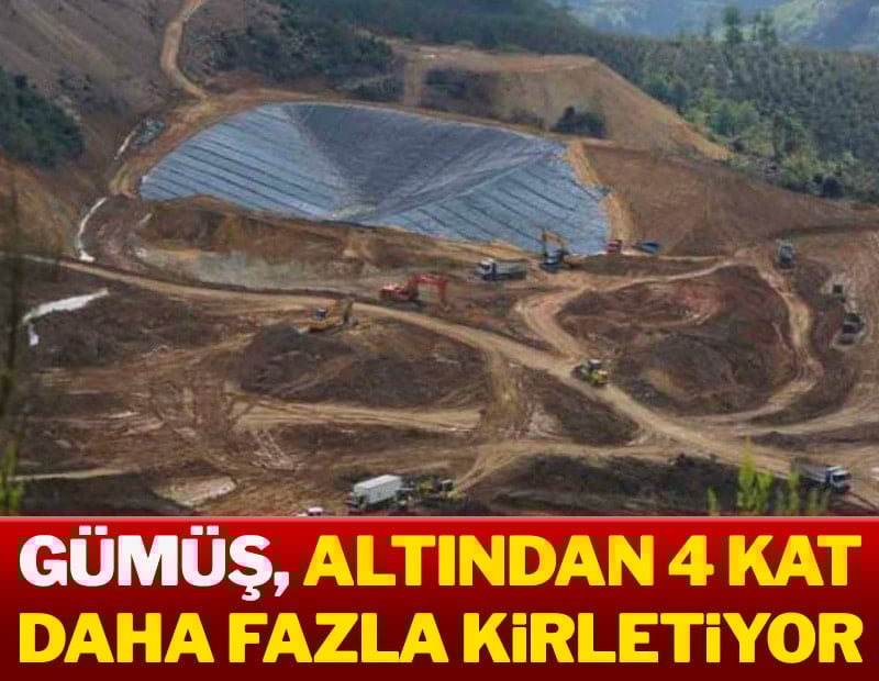 Gümüş, altından 4 kat daha fazla kirletiyor